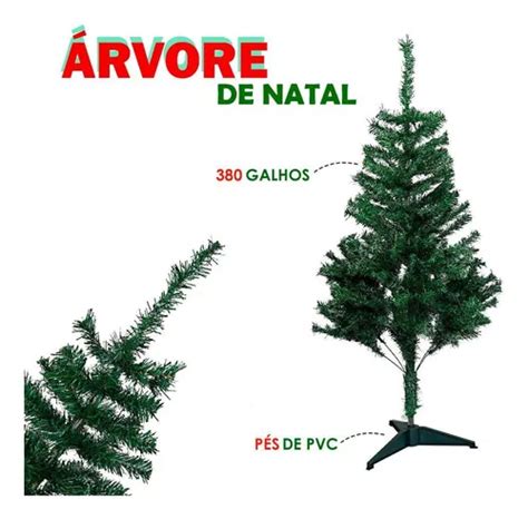 Rvore De Natal Pinheiro Verde Altura Luxo Galhos