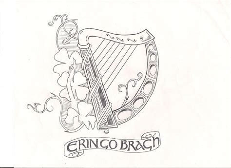 Celtic Harp Drawing At Getdrawings Free Download