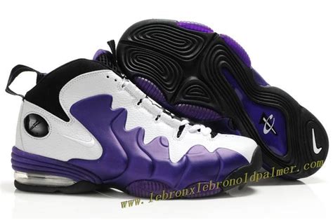 Nike Air Penny Retro Purple White Black Penny Hardaway Shoes Hot