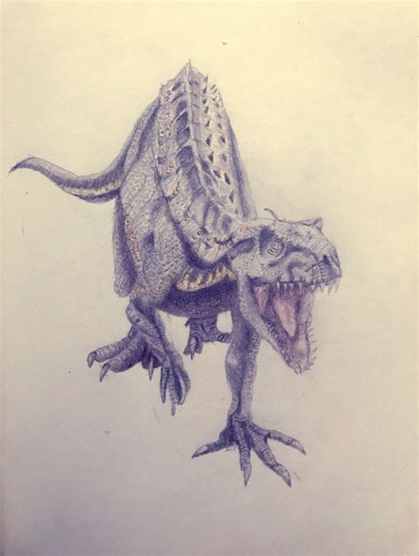 Dinosaur drawing Coloured pencil by Aventus80 on DeviantArt