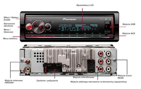 Radio Samochodowe Pioneer Mvh S520dab Dab Bluetooth Aux Usb Mp3 1 Din