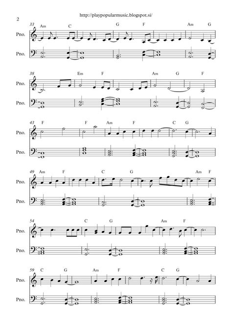 Keyboard sheet music, Free sheet music, Piano sheet music