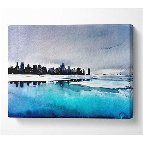 ModernMoments Ice City Kunstdrucke Auf Leinwand Wrapped Canvas