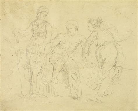 Hercules Between Virtue And Vice By Eug Ne Delacroix Artvee