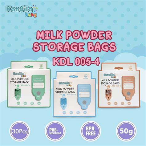 Jual Kandila Baby Milk Powder Storage Bag Gr Kantong Susu Bubuk Kdl