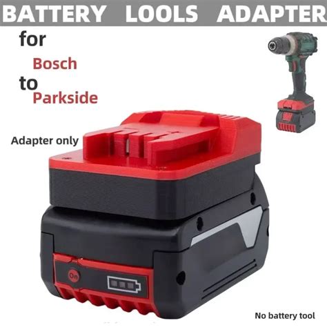 Adaptateur Batterie Bosch Parkside Convertisseur Outils Test Et Avis