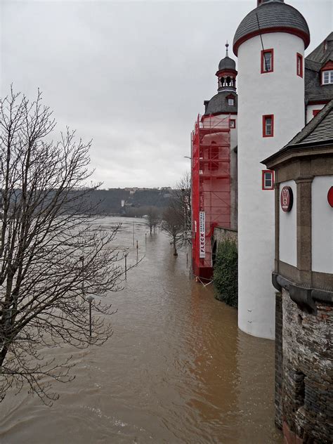 Hochwasser In Koblenz Januar Peter Altmeier Ufer Di Flickr