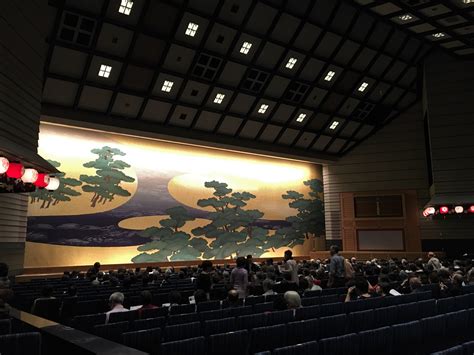 inside the national bunraku theater