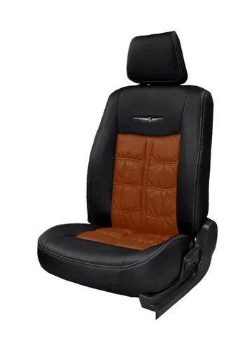 Nappa Grande Duo Art Leather Car Seat Cover Black And Tan At Rs