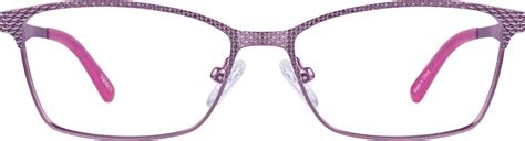 Pink Rectangle Glasses 325917 Zenni Optical