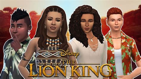 The Lion King Sims 4 Disney Create A Sim Youtube