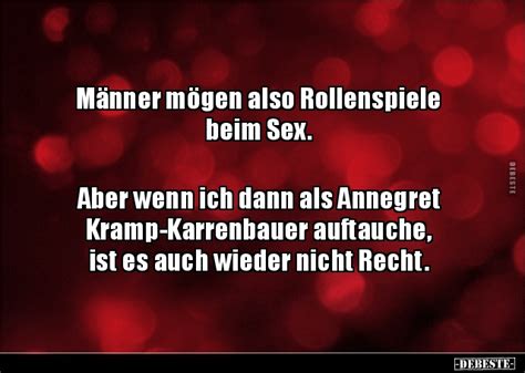 Männer mögen also Rollenspiele beim Sex Aber wenn ich dann als DEBESTE de