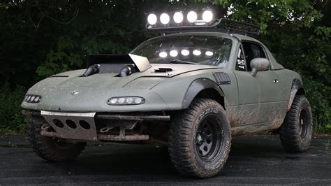 Watch Mx 5 Miata Turn Into Lifted Supercharged Off Road Powerhouse