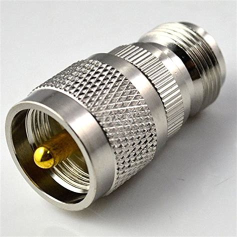 UHF Type Male PL259 Plug To N Female Jack Straight RF Coaxial Adapter