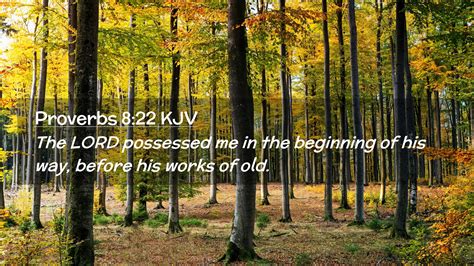 Proverbs 822 Kjv Desktop Wallpaper The Lord Possessed Me In The