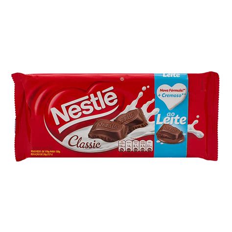 CHOCOLATE NESTLE CLASSIC 150G AO LEITE CHOCOLATE NESTLE CLASSIC 150G