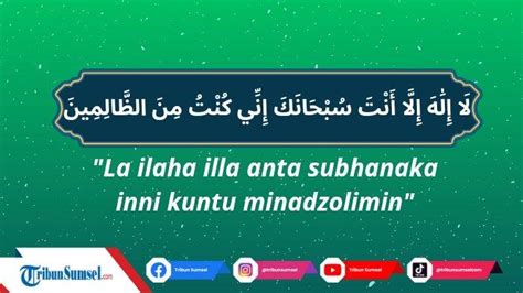 Doa Nabi Yunus Dalam Perut Ikan Paus Artinya Lailaha Illa Anta