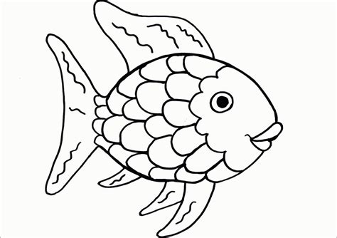 Pescado Basico Para Colorear Imprimir E Dibujar Coloringonlycom Porn