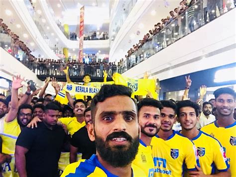 Isl Kerala Blasters Launch New Kit In Kochi Amidst Huge Turnout