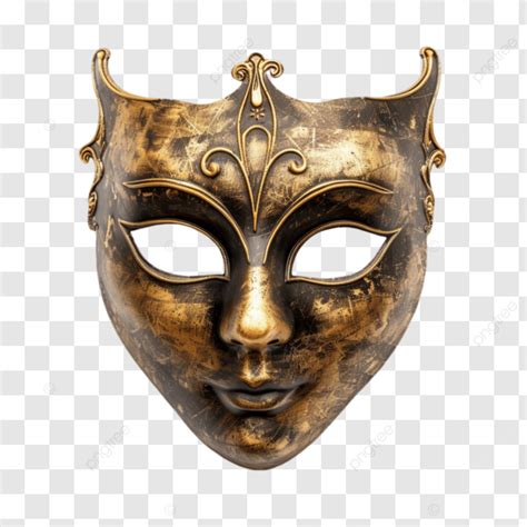 Barazil Festival Golden Carnival Mask Festival Mask Golden Carnival