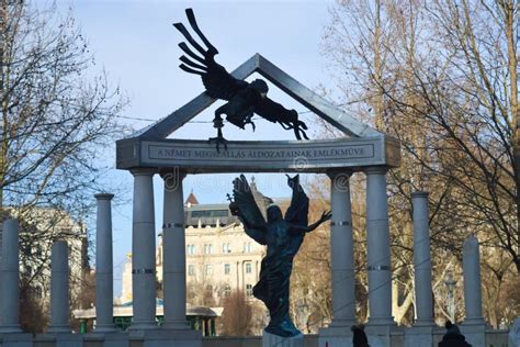 Mémorial Aux Victimes De La Profession Allemande à Budapest Photo