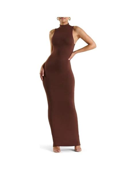 Naked Wardrobe Bae Sic Sleeveless Dress In Purple Lyst