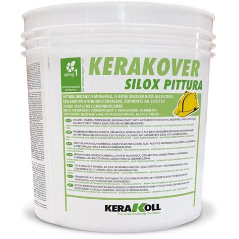 Kerakoll Pittura Organica Minerale Eco Compatibile Kerakover Eco Silox