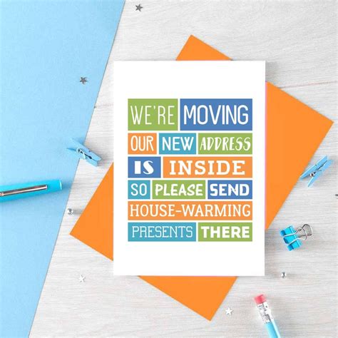 Funny We Are Moving Card Moving House Announcement New - Etsy