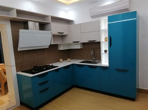 Modern L Shape Wooden Modular Kitchen At Best Price In Thrissur Id