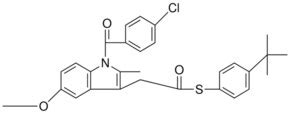 S 4 Tert Butylphenyl 1 4 Chlorobenzoyl 5 Methoxy 2 Methyl 1H Indol