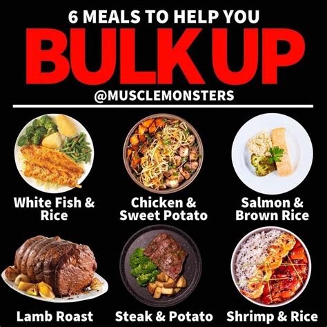 Pin By Jamie Baldwin On Michaels Food Food To Gain Muscle Meal Prep