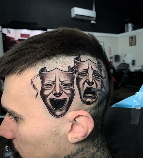 101 Amazing Drama Face Tattoo Ideas That Will Blow Your Mind Outsons