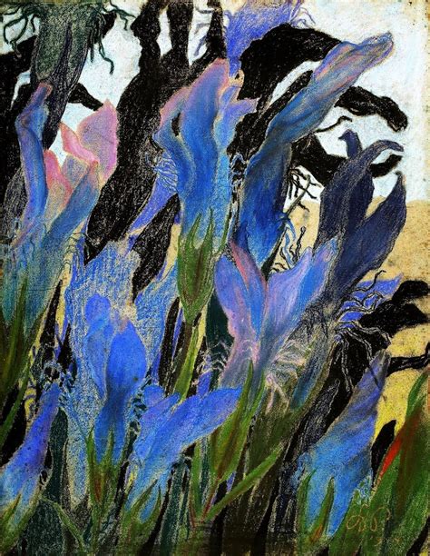 terminusantequem Stanisław Wyspiański Polish 1869 1907 Irises