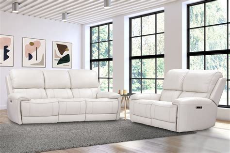 Parker Living Empire Contemporary Power Reclining Sofa And Loveseat Set