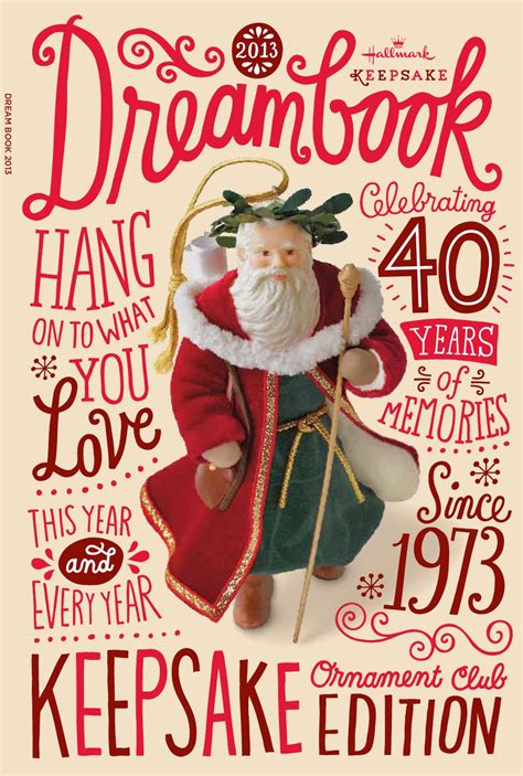 Hallmark Keepsake Ornament Dream Book By Daryl Forkell Person Issuu