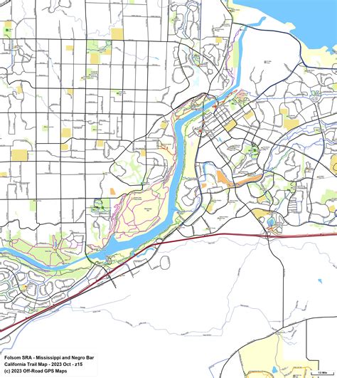 Folsom Lake Sra California Trail Map