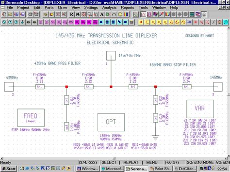 Figure The Schematic Of The Bp Bs Diplexer After Optimization