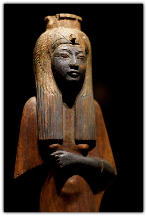 Königin Ahmes Nefertari Mit Geierhaube Queen Ahmes Nefertari With