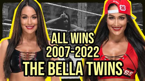 The Bella Twins All Wins In Career In Tag Team Match 2007 2022