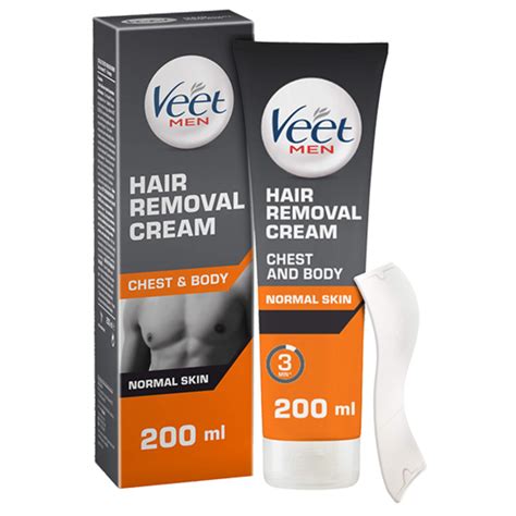 Veet Men Hair Removal Cream Normal Skin Body Legs Underarms Ntuc