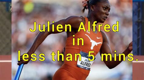 Julien Alfred Metres World Athletics Indoor Champion Youtube