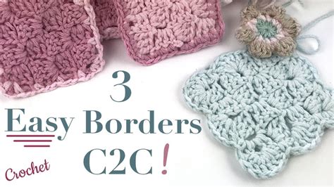 Crochet Border Corner To Corner C2c Quick And Easy 2020 Youtube