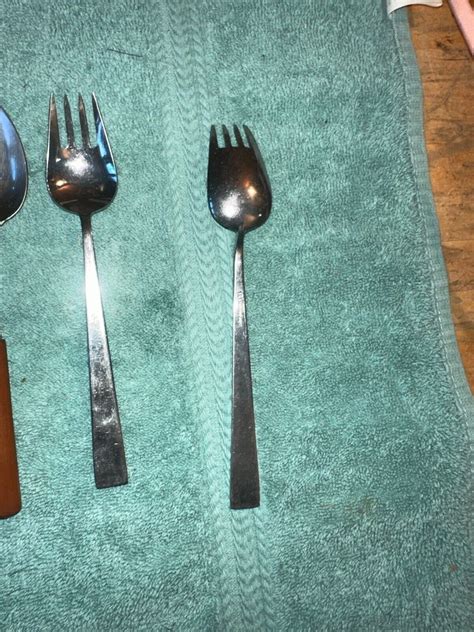 Bel Stainless Piece Bakelite Flatware Set Spoon Knife Fork Spork