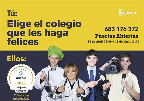 Jornada De Puertas Abiertas Una Ayuda Al Elegir El Mejor Colegio Para