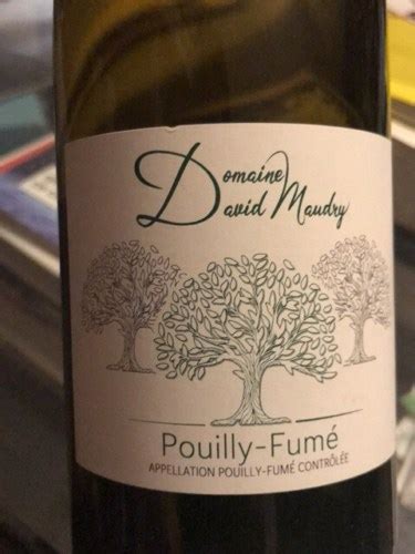 2018 Domaine David Maudry Pouilly Fumé Vivino US