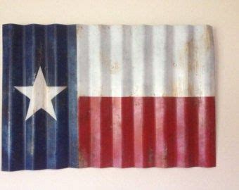 Corrugated Metal Flag Rustic American Flag Barn Metal Rustic Decor