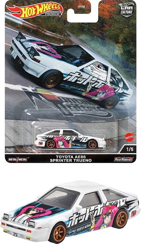Купить HOT WHEELS ПРЕМИУМ АВТОМОБИЛЬ Toyota AE86 Sprinter Trueno отзывы фото и характеристики