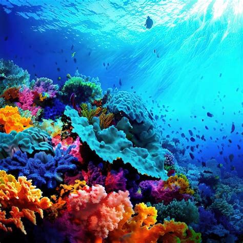 Premium Ai Image Great Barrier Reef Under Water World Fish Under Sea