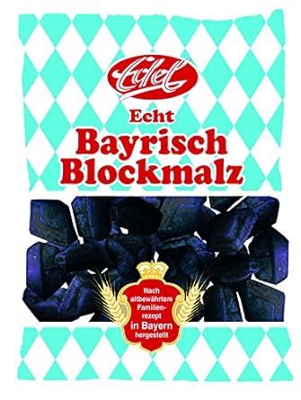 Echt Bayrisch Blockmalz Spezial 125 G Beutel Edel Bonbon Amazon De