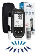 Buy Accusure Instant Digital Simple Glucometer Kit With Strips